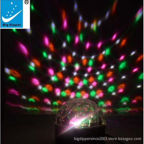 stage led light Big Dipper Betopper Seven Stars RGBWOP colorful LED Crystal Magic Ball with DMX control